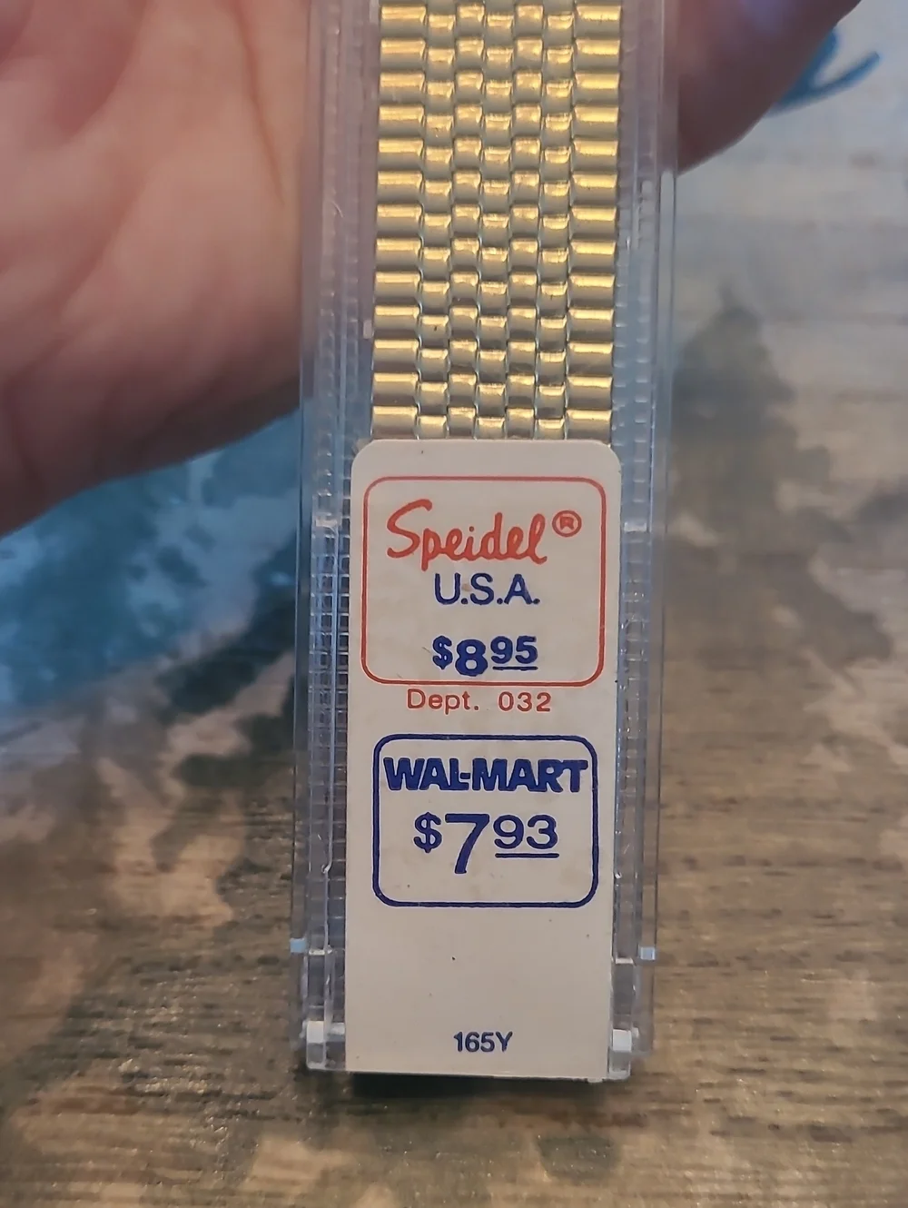 Speidel Gold Tone Expandable Watch Band